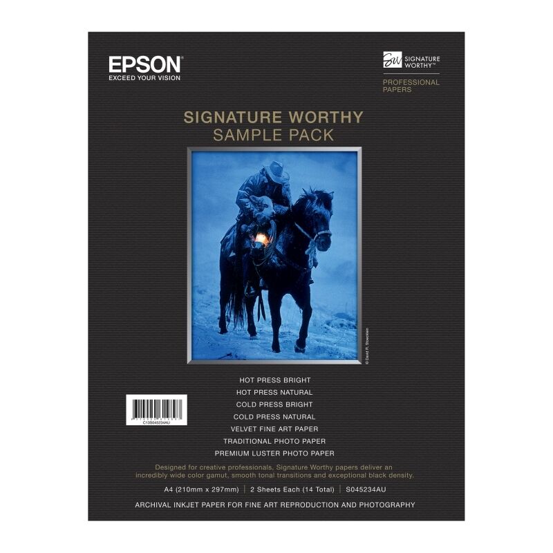 Premium Fine Art & Photo Paper Sample Pack Epson