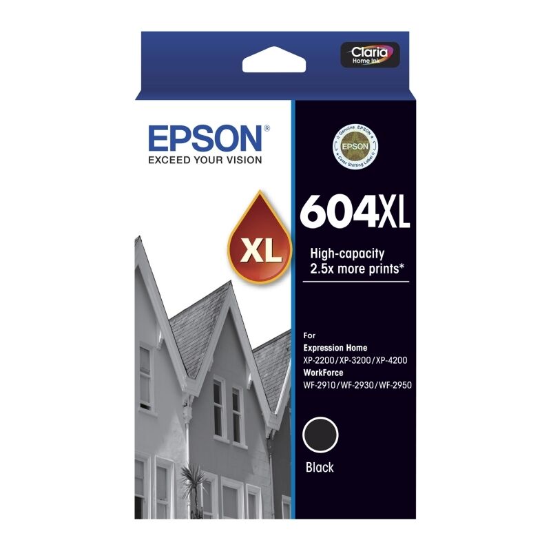 Epson 604XL High Capacity Black Ink Cartridge Epson