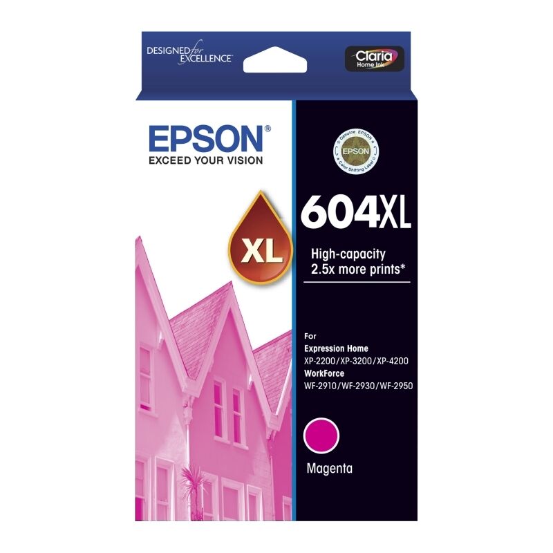 Epson 604XL High Capacity Magenta Ink Cartridge Epson