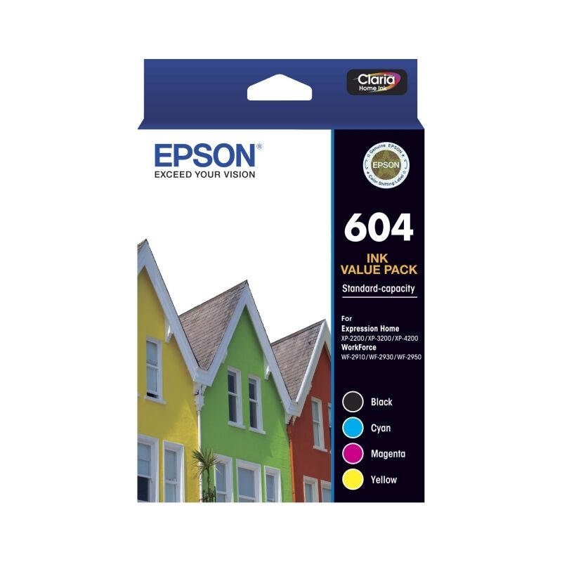 Epson 604 Standard Capacity Ink Cartridges Value Pack Epson