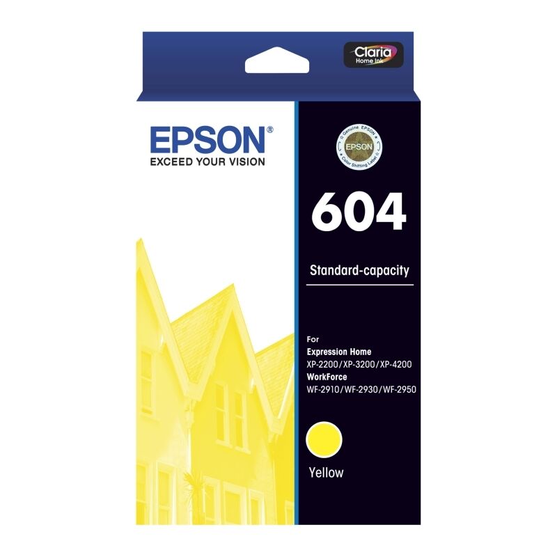 Epson 604 Yellow Ink Cartridge - Standard Capacity Epson