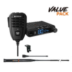 EXG1000 Compact 80 Channel Fixed Mount UHF Radio with Dual Antennas EcoXgear