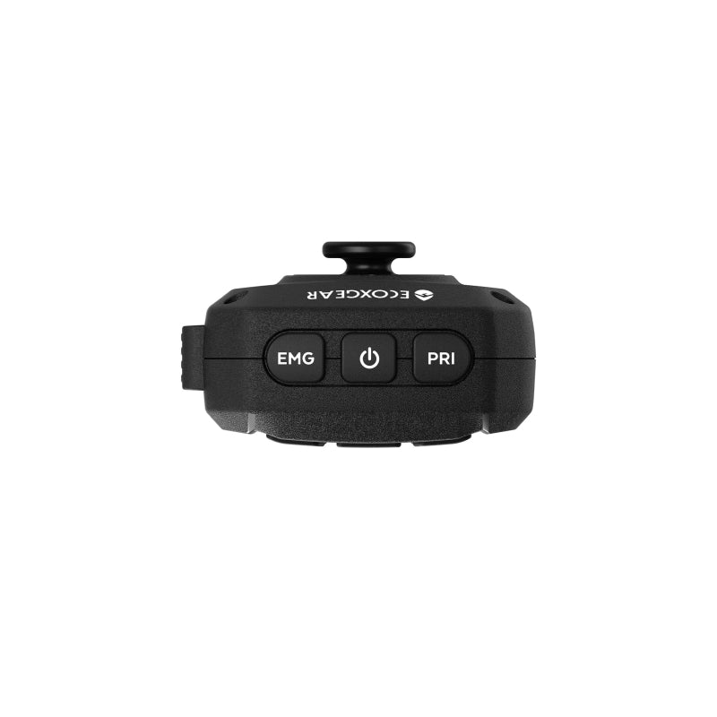 EXG3000 Compact 5W 80 Channel UHF Radio with LCD Speaker Mic EcoXgear