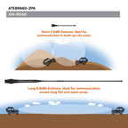 ECOXGEAR ATEBR660 UHF Antenna 2-Pack - Ground Independent EcoXgear