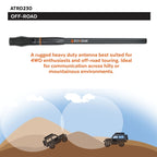 ECOXGEAR ATRD230 Heavy Duty Off-Road UHF Antenna EcoXgear