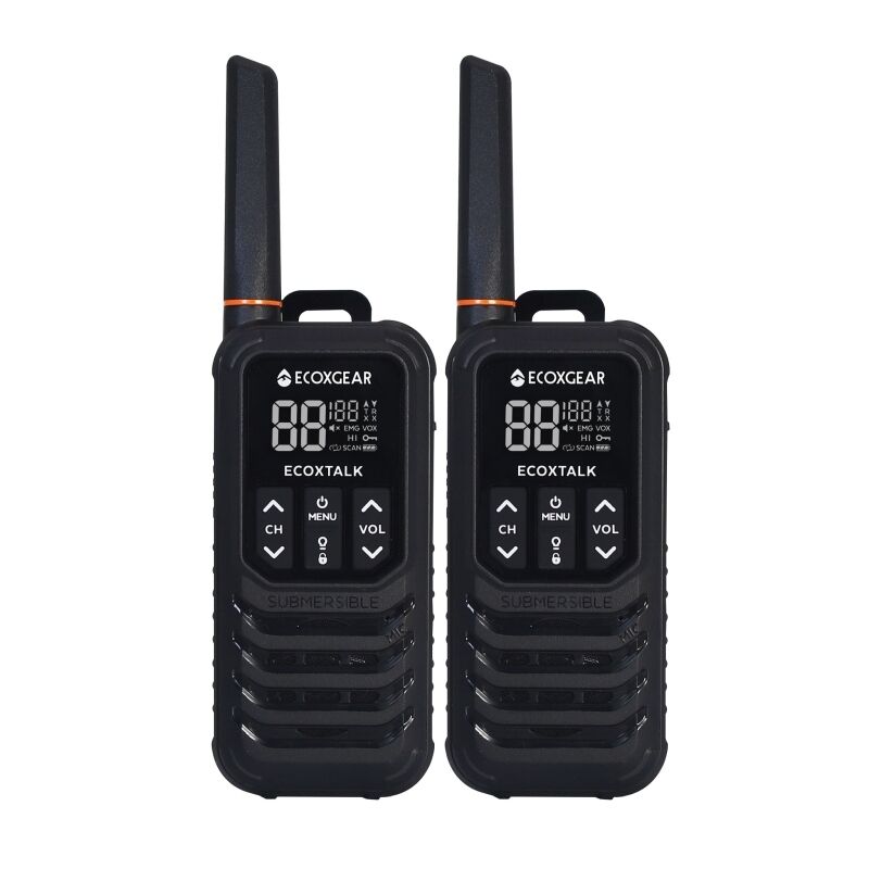 ECOXTALK EXG200 Waterproof Long-Range UHF Radio Twin Pack EcoXgear