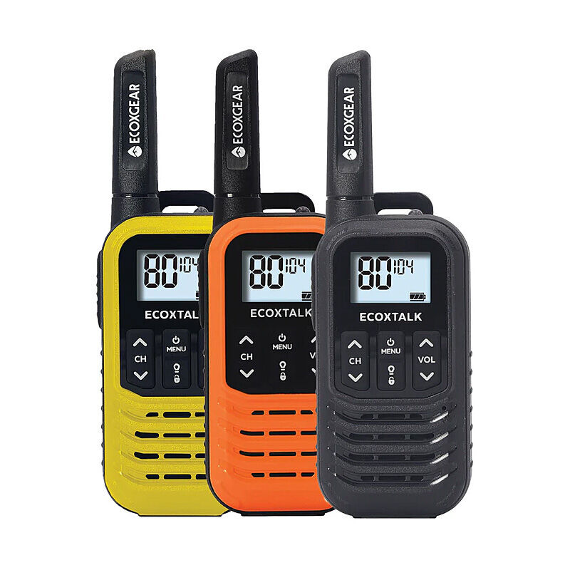 ECOXGEAR ECOXTALK EXG50-3PK UHF CB Handheld Radio Triple Pack | 3km Range EcoXgear