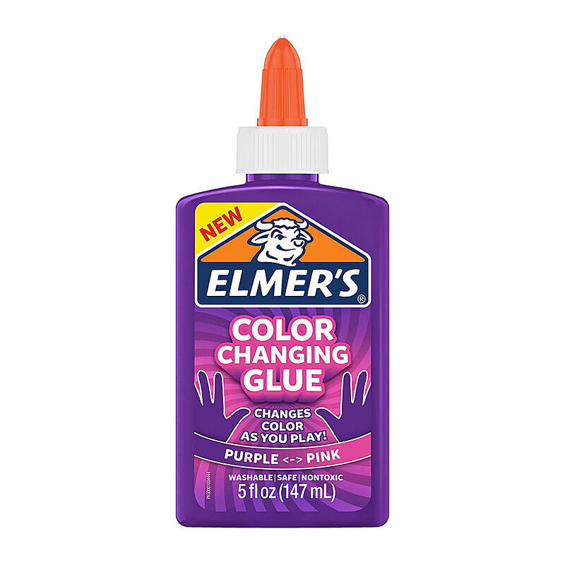 Elmer's Color Changing Slime Glue - Purple to Pink Fun! Elmer's