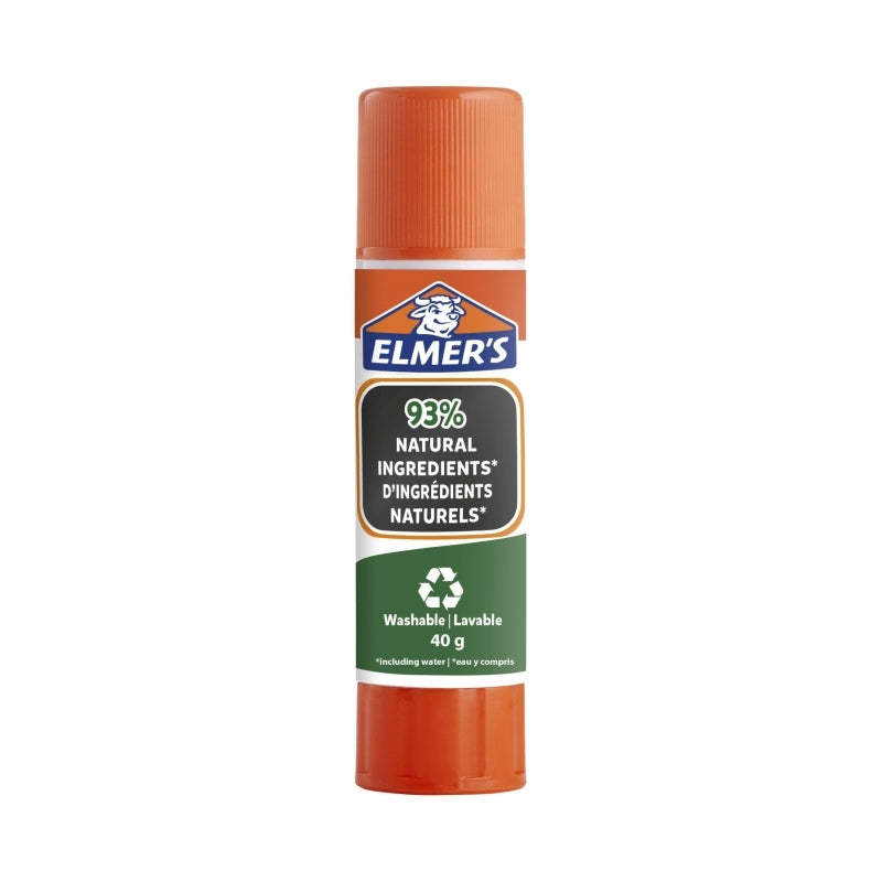 Elmer's Eco Glue Sticks | Natural, Washable & Plastic-Free (Box of 10) Elmer's