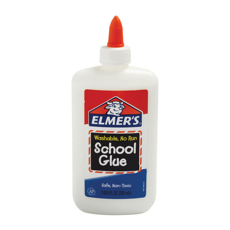 Elmer's Washable Liquid School Glue 225ml - Box of 6 Elmer's