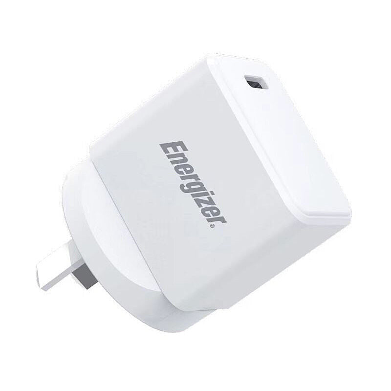 Compact 20W GaN USB-C Fast Wall Charger for iPhone & Android Energizer