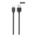 Durable 2m Black USB-A to USB-C Cable - Charge & Sync Energizer