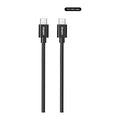 Durable 2m Black USB-C to USB-C Cable for Fast Charging & Data Energizer
