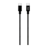 Energizer 1m Black Metal USB-C Cable for Fast Charging & Data