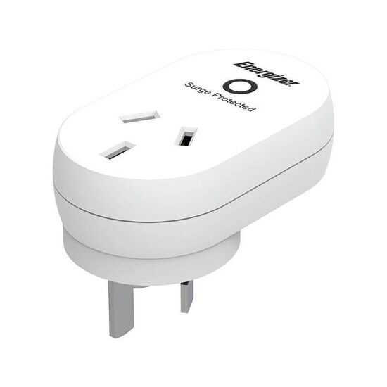 Compact Single Outlet Wall Plug Surge Protector Energizer