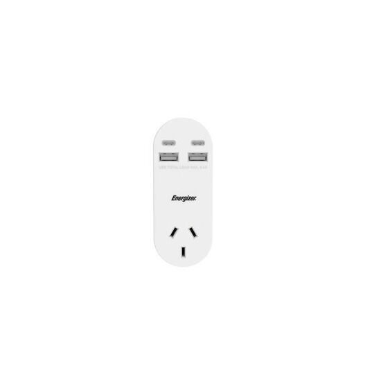Energizer 1 Outlet USB Wall Charger - 3.4 Amp Fast Charge Energizer