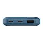 Blue 10000mAh USB-C Portable Charger | Fast Charge Multi-Device Energizer