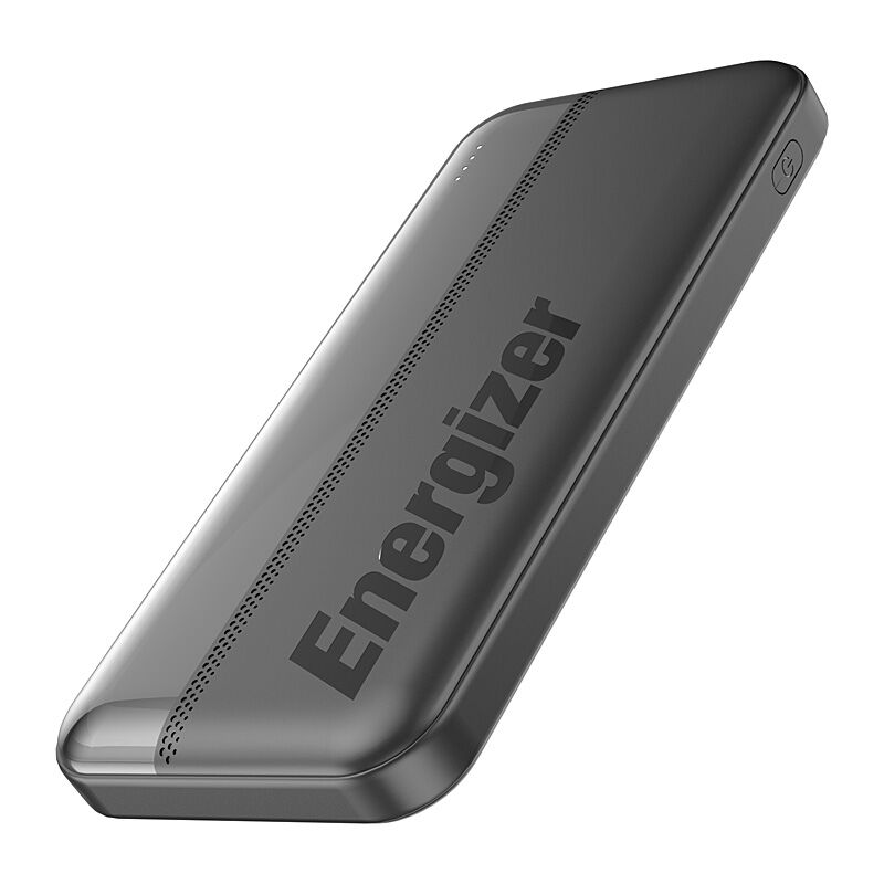 Black 10000mAh Dual USB-C & USB-A Portable Charger Energizer