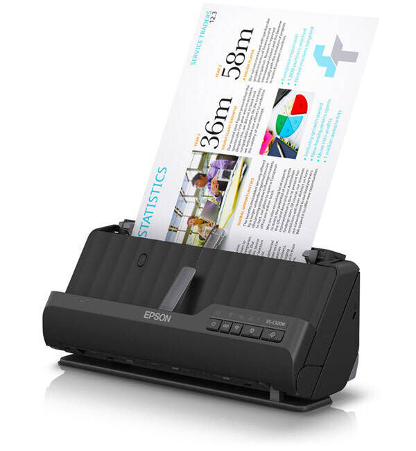 Epson ES-C320W Compact Wireless Desktop Document Scanner Epson