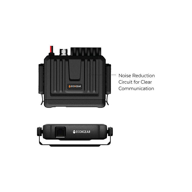 ECOXGEAR EXG3000 5W UHF CB Radio Kit with Remote Mic EcoXgear