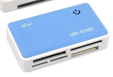 Astrotek USB Card Reader Hub for CF I CF IIXD Micro Driver SD SDHC Mini SD MMC RS-MMC MS MS DUO MS P - AT-VCR-448