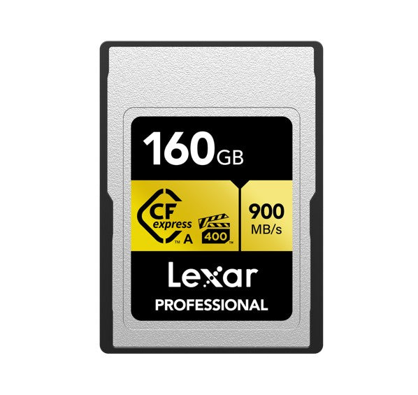Lexar Pro CFexpress Type A Gold 160GB – Ultra-Fast 900MB/s Read