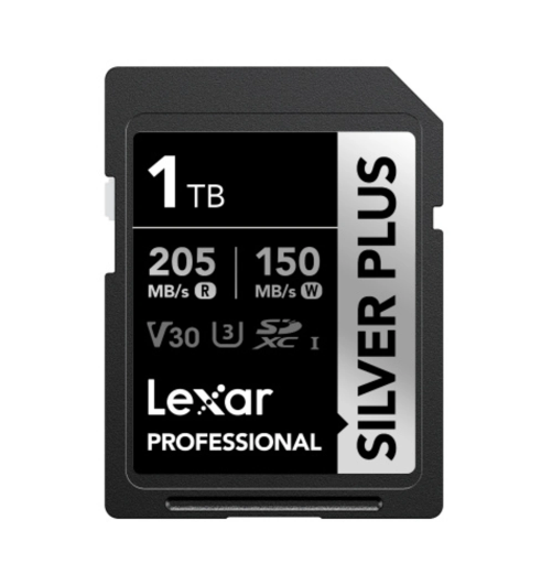 Lexar Professional SILVER PLUS 1TB SDXC UHS-I Card for 4K Video