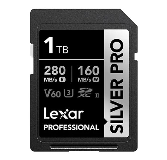 Lexar SILVER PRO 1TB SDXC UHS-II Card - Fast 4K Video & Photos