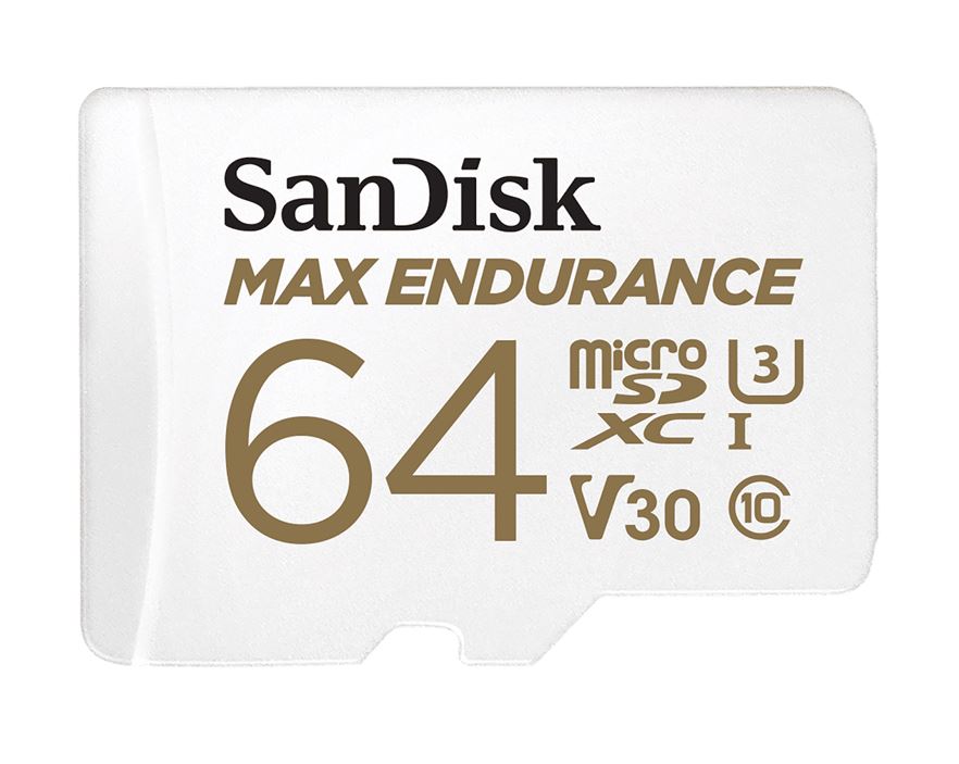 SanDisk MAX ENDURANCE MicroSD Card for Security Cameras & Dash Cams
