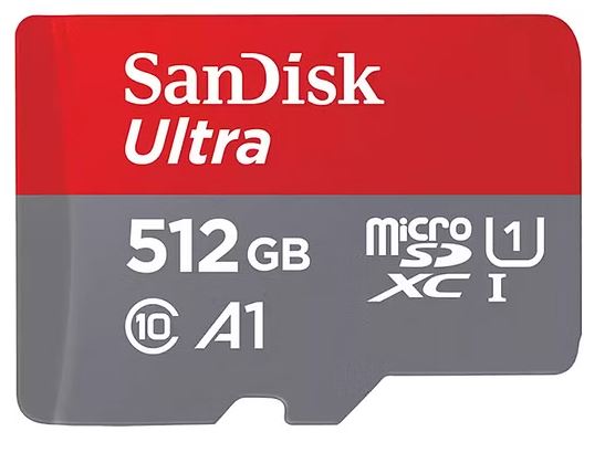 SanDisk 512GB Ultra MicroSDXC Card - 150MB/s - Android & Full HD Video