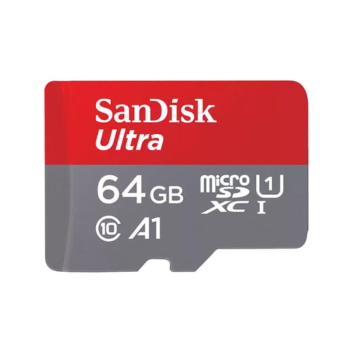 (LS) SanDisk Ultra 64GB microSD SDHC SDXC UHS-I Memory Card 140MB/s Class 10 Speed No adapter (EOL) - SDSQUAB-064G-GN6MN