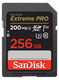 SanDisk Extreme PRO 256GB SD Card - 4K UHD & Fast 200MB/s