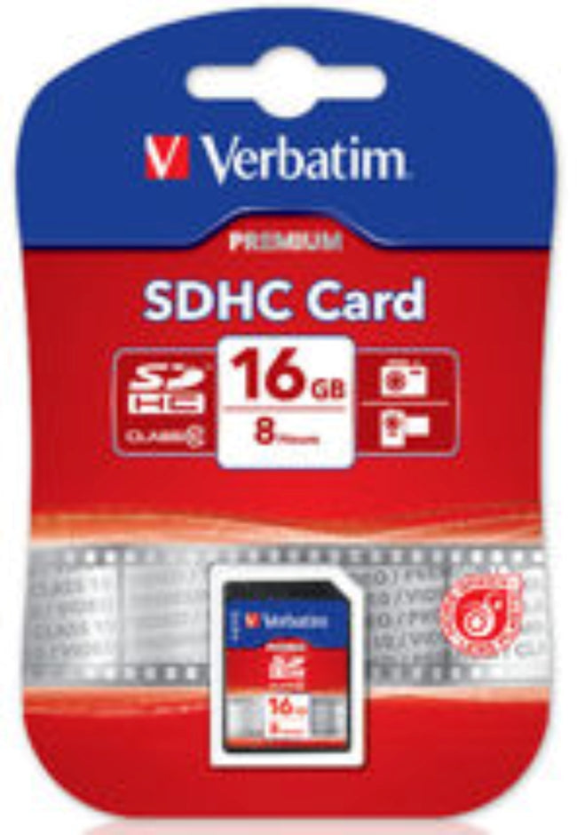 16GB Class 10 SDHC Memory Card for Camera & Video 