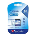 Verbatim 64GB SDXC Card | Fast Class 10 UHS-I | Up to 45MB/s Read 