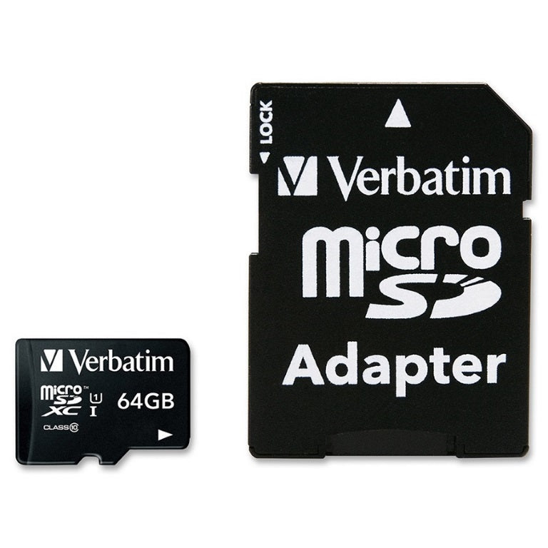 Verbatim Premium microSDXC Card - Fast, Durable Storage for HD Video Verbatim