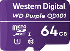 WD Purple 64GB MicroSDXC Card for 24/7 Surveillance Cameras