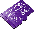 WD Purple 64GB MicroSDXC Card for 24/7 Surveillance Cameras