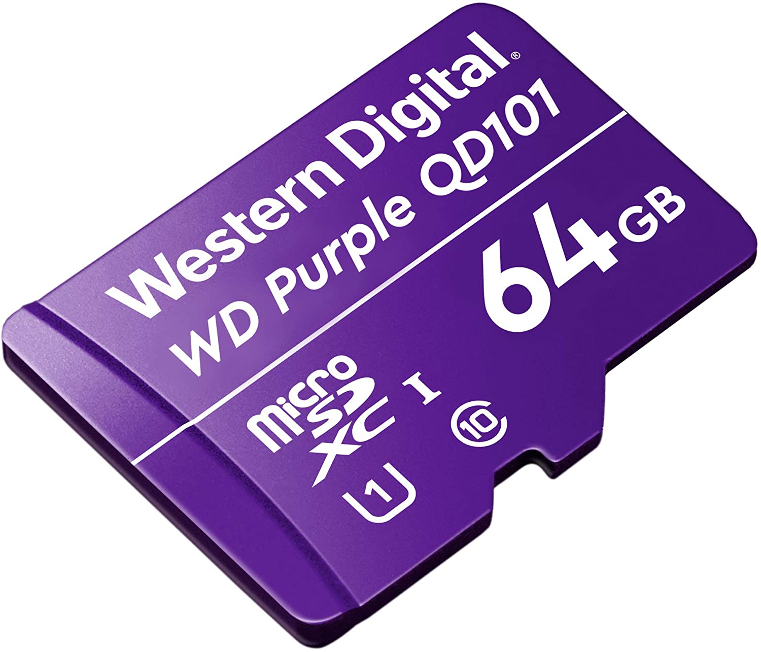WD Purple 64GB MicroSDXC Card for 24/7 Surveillance Cameras