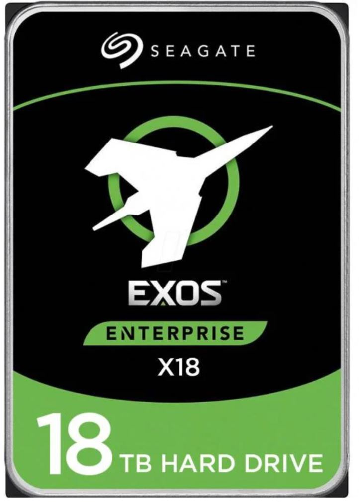 Seagate Exos X18 18TB Enterprise SATA III Hard Drive with Secure Encryption