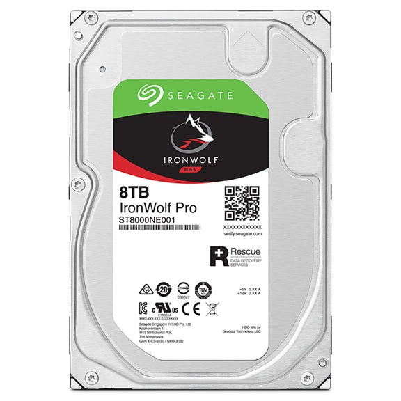 Seagate 8TB IronWolf Pro NAS Drive ST8000NT001