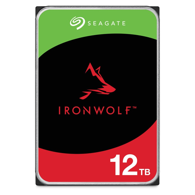 Seagate 12TB 3.5' IronWolf SATA3 NAS 24x7 7200RPM Performance HDD (ST12000VN0008) 3 Years Warranty Seagate