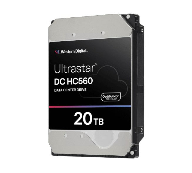 WD Ultrastar DC HC560 20TB Enterprise SATA Hard Drive (5-Year Warranty)