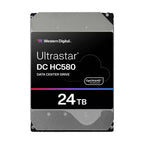 WD Ultrastar 24TB DC HC580 SATA HDD 3.5 for Data Centers
