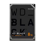 Western Digital WD Black 8TB 3.5' HDD SATA 6gb/s 7200RPM 256MB Cache CMR Tech for Hi-Res Video Games 5yrs Wty
