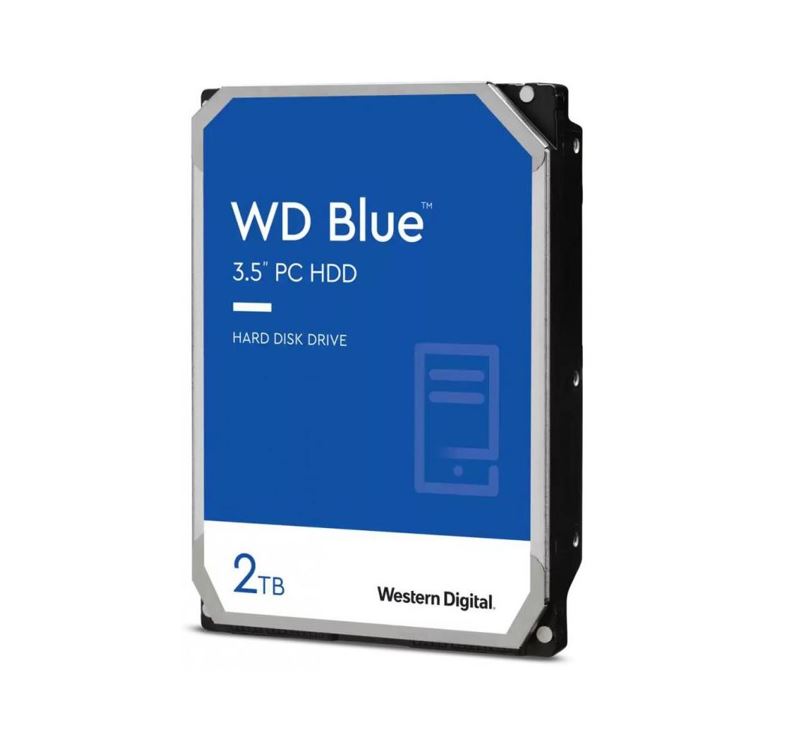 WD Blue 2TB Desktop Hard Drive - Fast & Reliable Storage Western Digital