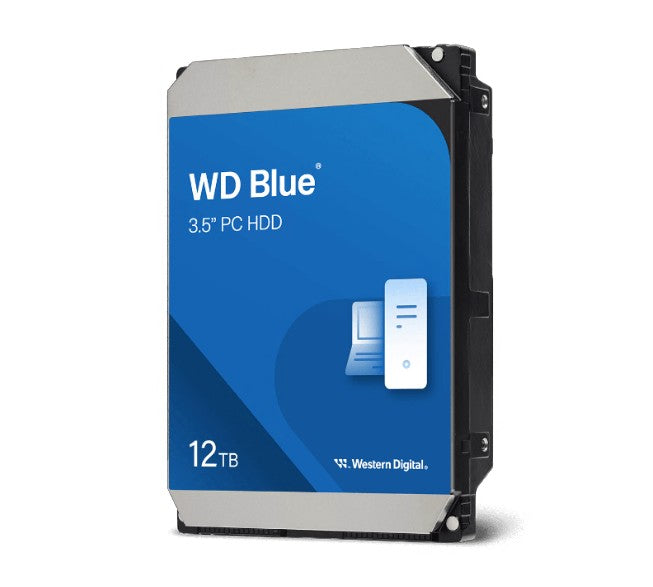 WD Blue 12TB Desktop PC Hard Drive - 3.5 SATA