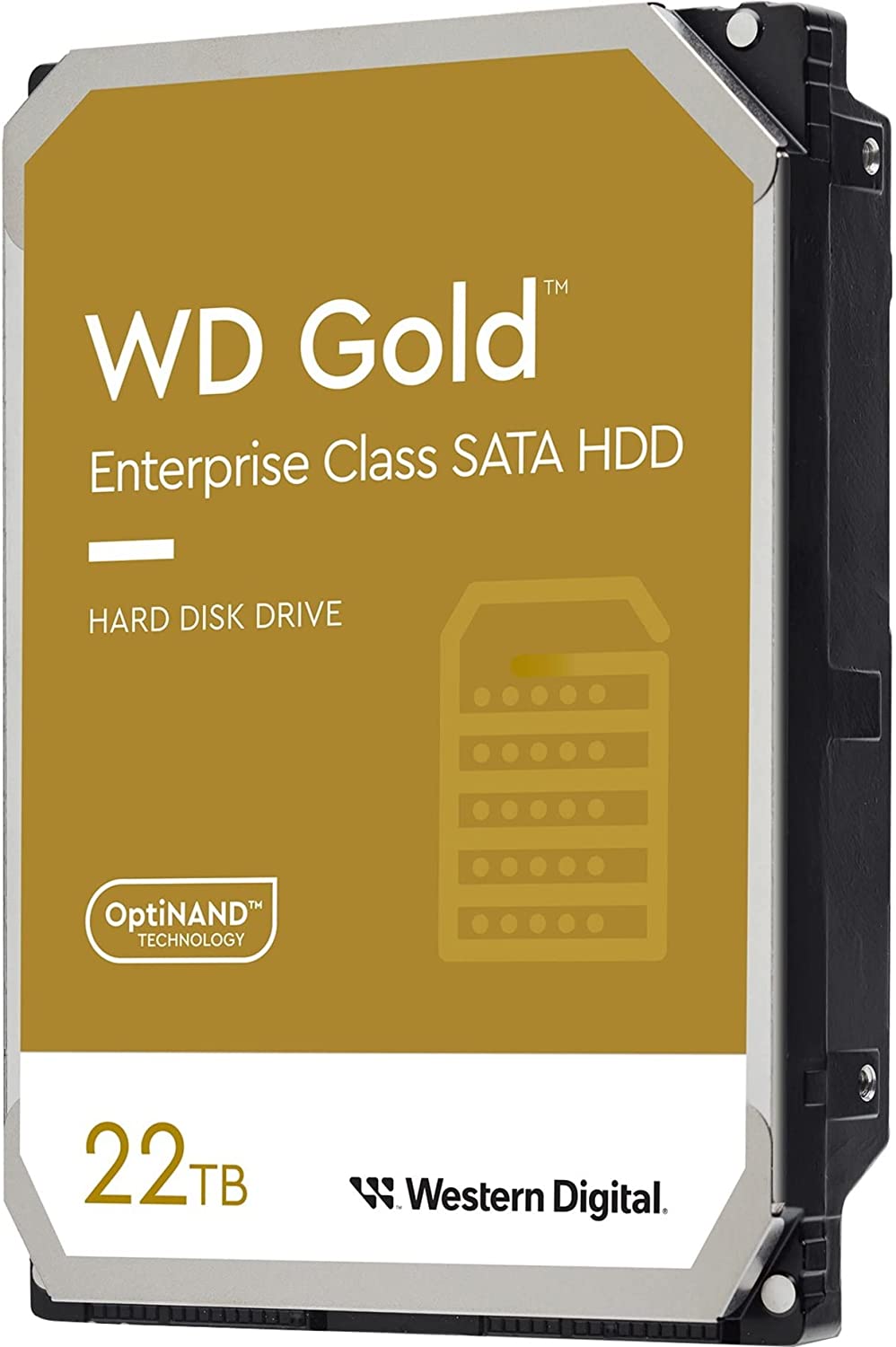 WD Gold 22TB Enterprise SATA HDD - High-Capacity Storage