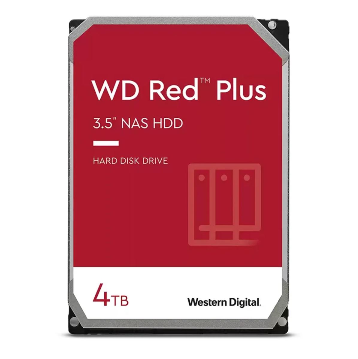 WD Red Plus 4TB NAS Hard Drive for Small Business 24/7 Storage