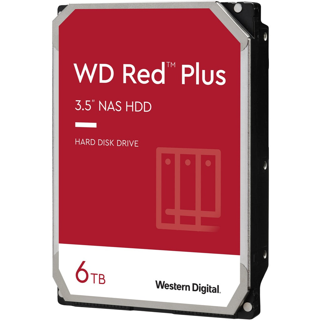 WD Red Plus 6TB NAS Hard Drive | Reliable 24/7 Storage