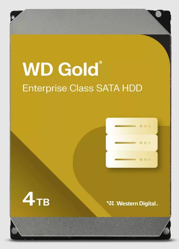 WD Gold 4TB Enterprise SATA HDD - Reliable 3.5-inch Hard Drive